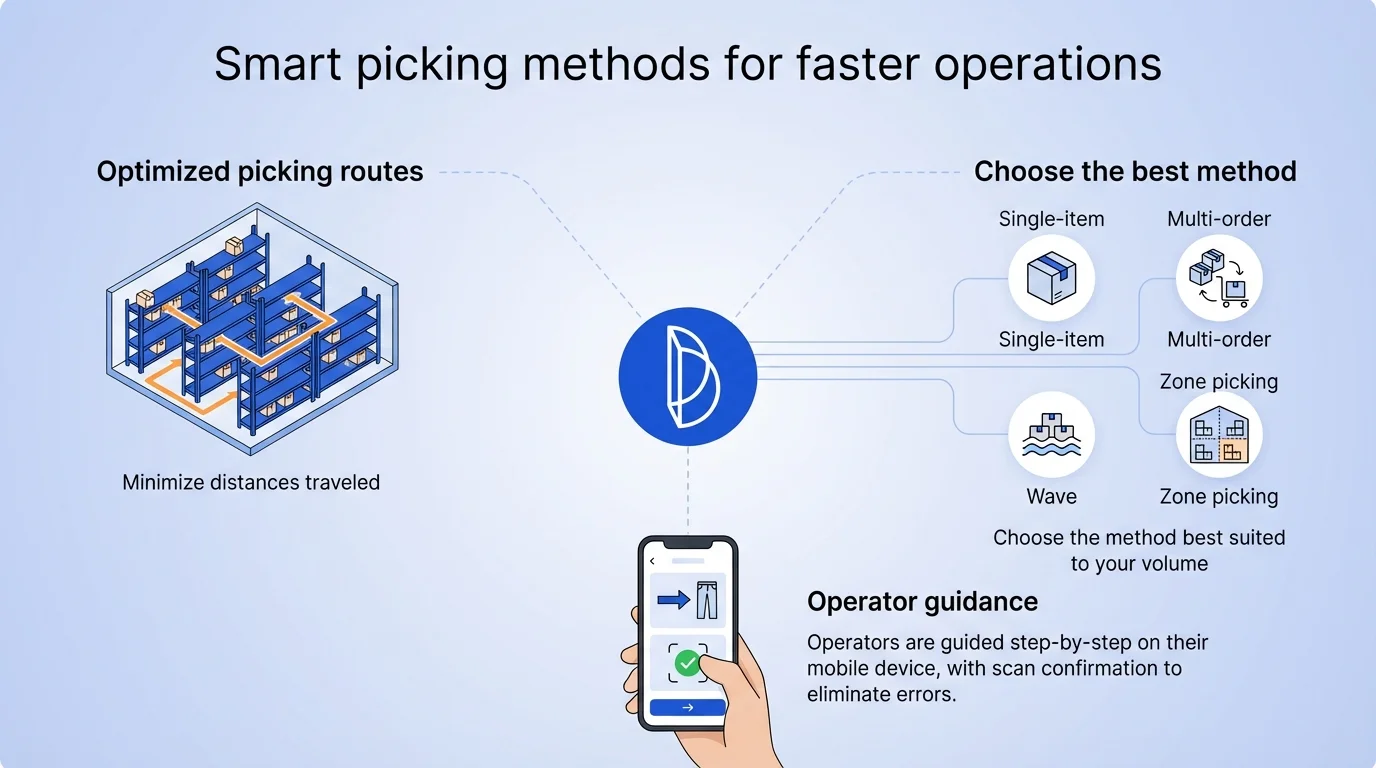 Des méthodes de picking intelligentes pour aller plus vite
